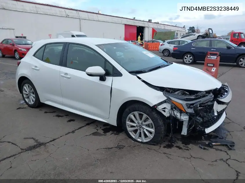 JTND4MBE2S3238449 2025 Toyota Corolla Se