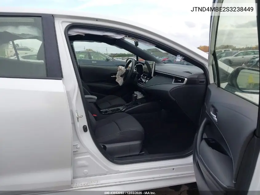 JTND4MBE2S3238449 2025 Toyota Corolla Se