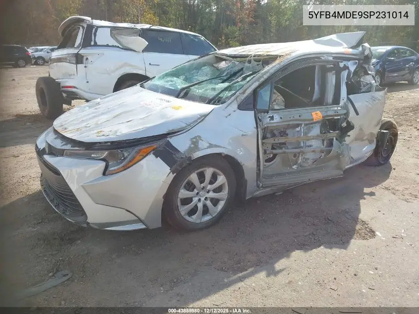 5YFB4MDE9SP231014 2025 Toyota Corolla Le
