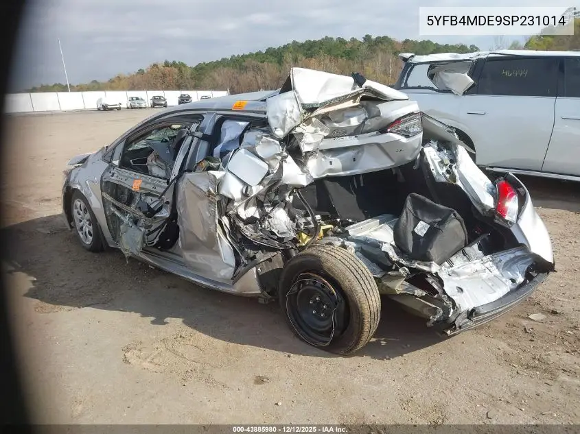 5YFB4MDE9SP231014 2025 Toyota Corolla Le