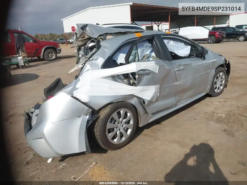 5YFB4MDE9SP231014 2025 Toyota Corolla Le
