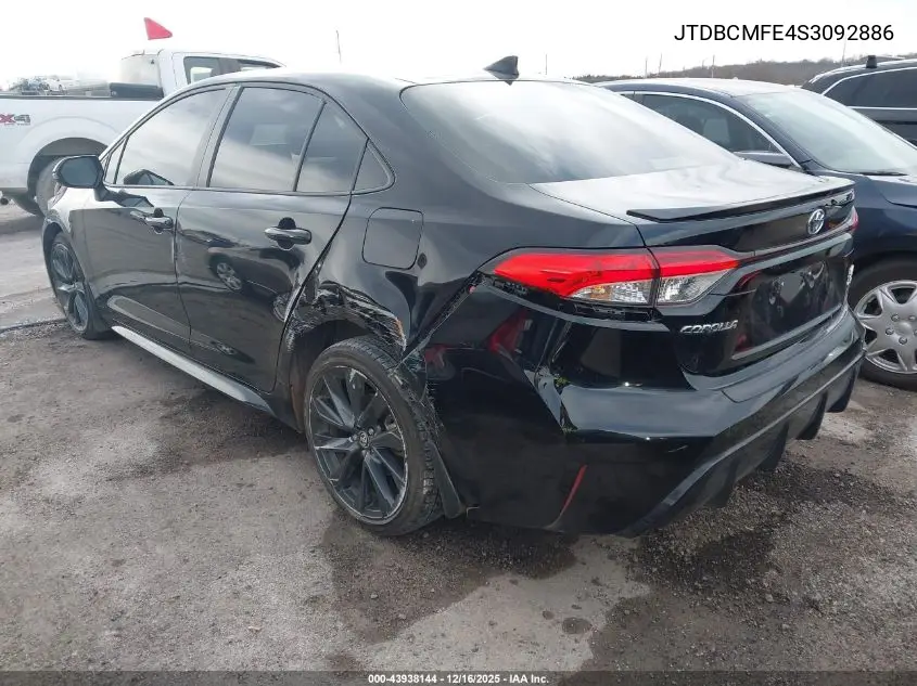 JTDBCMFE4S3092886 2025 Toyota Corolla Hybrid Se