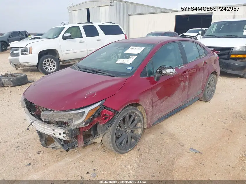 5YFS4MCE6SP242957 2025 Toyota Corolla Se