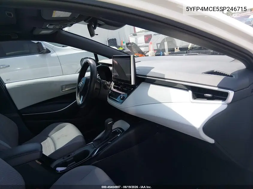 5YFP4MCE5SP246715 2025 Toyota Corolla Se