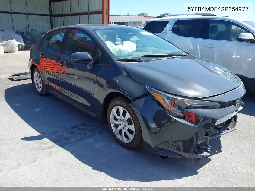 5YFB4MDE4SP354977 2025 Toyota Corolla Le