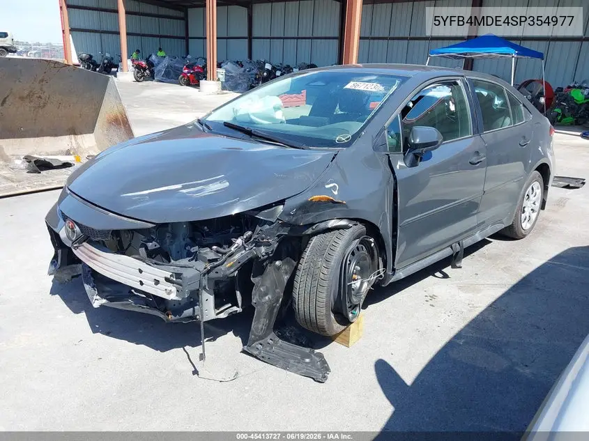 5YFB4MDE4SP354977 2025 Toyota Corolla Le