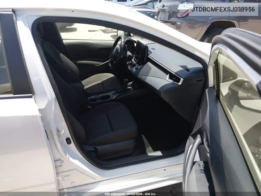 2025 Toyota Corolla Hybrid Le VIN: JTDBCMFEXSJ038956 Lot: 45663510