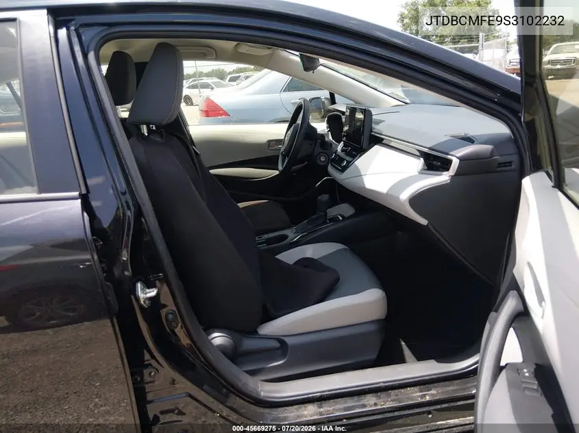 2025 Toyota Corolla Hybrid Le VIN: JTDBCMFE9S3102232 Lot: 45669275