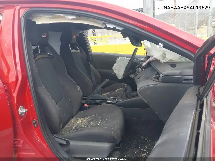 2025 Toyota Gr Corolla Core VIN: JTNABAAEXSA019629 Lot: 45670831