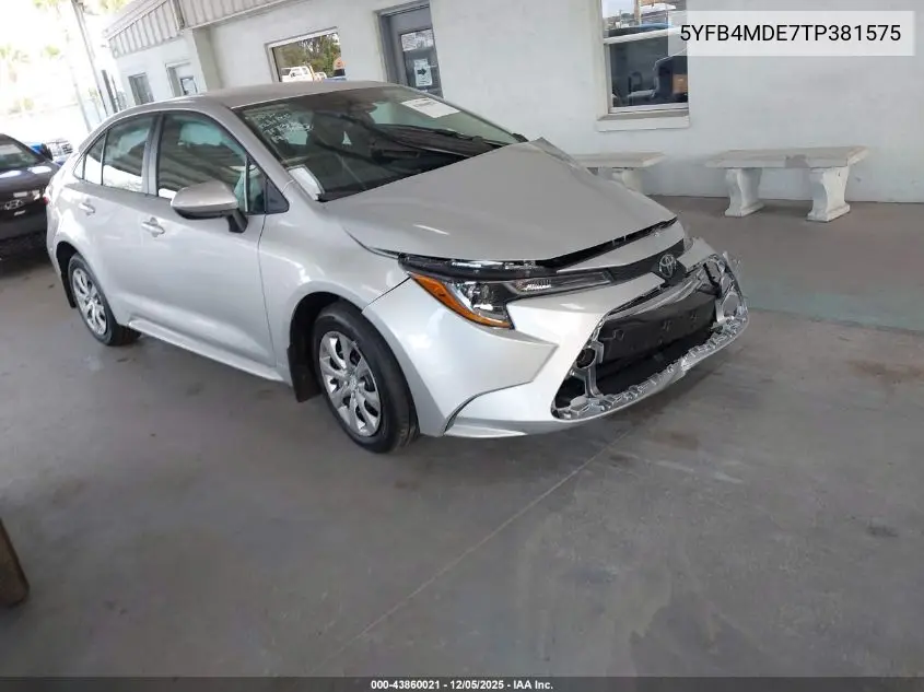 5YFB4MDE7TP381575 2026 Toyota Corolla Le