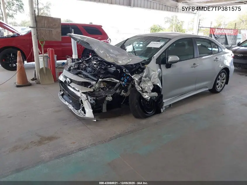 5YFB4MDE7TP381575 2026 Toyota Corolla Le