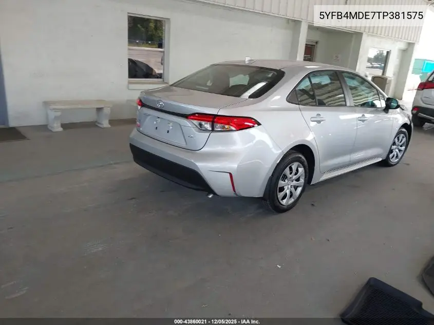 5YFB4MDE7TP381575 2026 Toyota Corolla Le