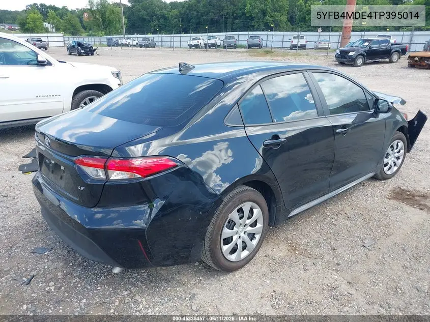 2026 Toyota Corolla Le VIN: 5YFB4MDE4TP395014 Lot: 45335457