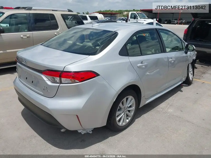 2026 Toyota Corolla Hybrid Hybrid Le VIN: JTDBCMFE2T3113042 Lot: 45454778