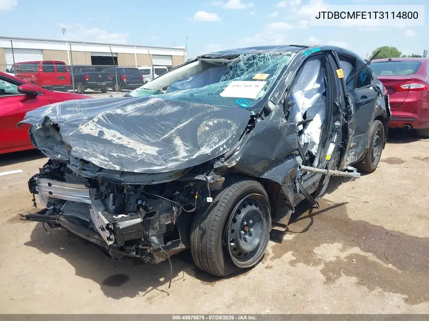 2026 Toyota Corolla Hybrid Hybrid Le VIN: JTDBCMFE1T3114800 Lot: 45676878
