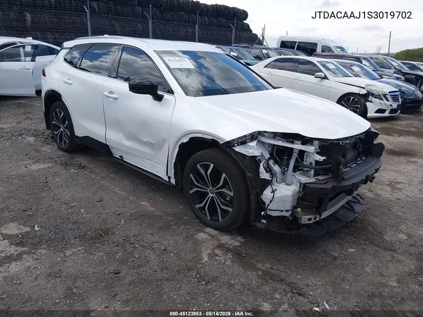 2025 Toyota Crown Signia Xle VIN: JTDACAAJ1S3019702 Lot: 45123953