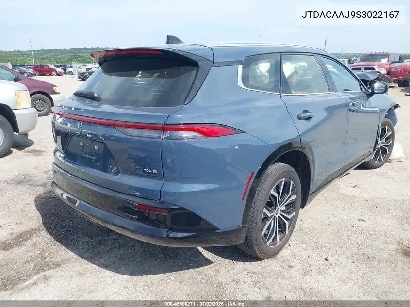 2025 Toyota Crown Signia Xle VIN: JTDACAAJ9S3022167 Lot: 45500271