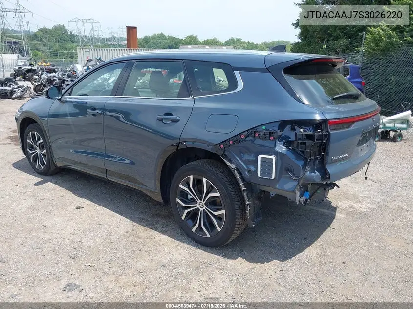2025 Toyota Crown Signia Xle VIN: JTDACAAJ7S3026220 Lot: 45639474