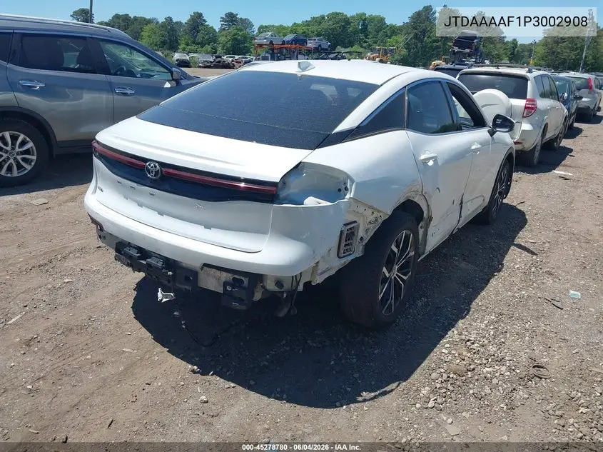 2023 Toyota Crown Xle VIN: JTDAAAAF1P3002908 Lot: 45278780