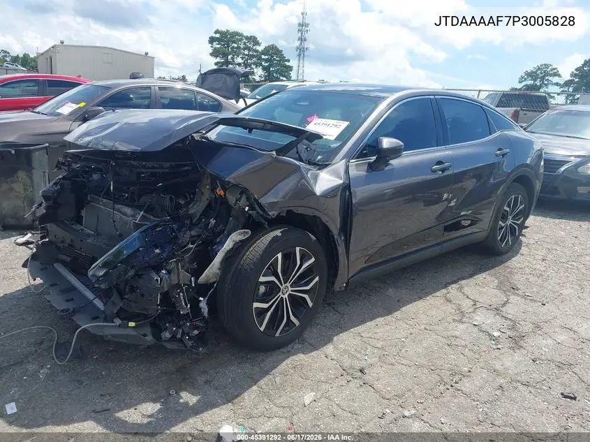 2023 Toyota Crown Limited VIN: JTDAAAAF7P3005828 Lot: 45391292