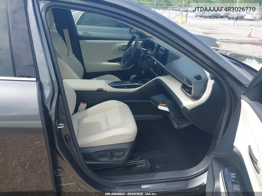 2024 Toyota Crown Limited VIN: JTDAAAAF4R3026770 Lot: 45249547