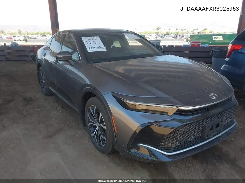 2024 Toyota Crown Xle VIN: JTDAAAAFXR3025963 Lot: 45398212