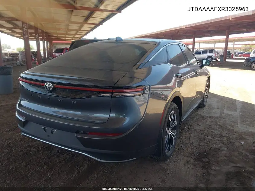 2024 Toyota Crown Xle VIN: JTDAAAAFXR3025963 Lot: 45398212