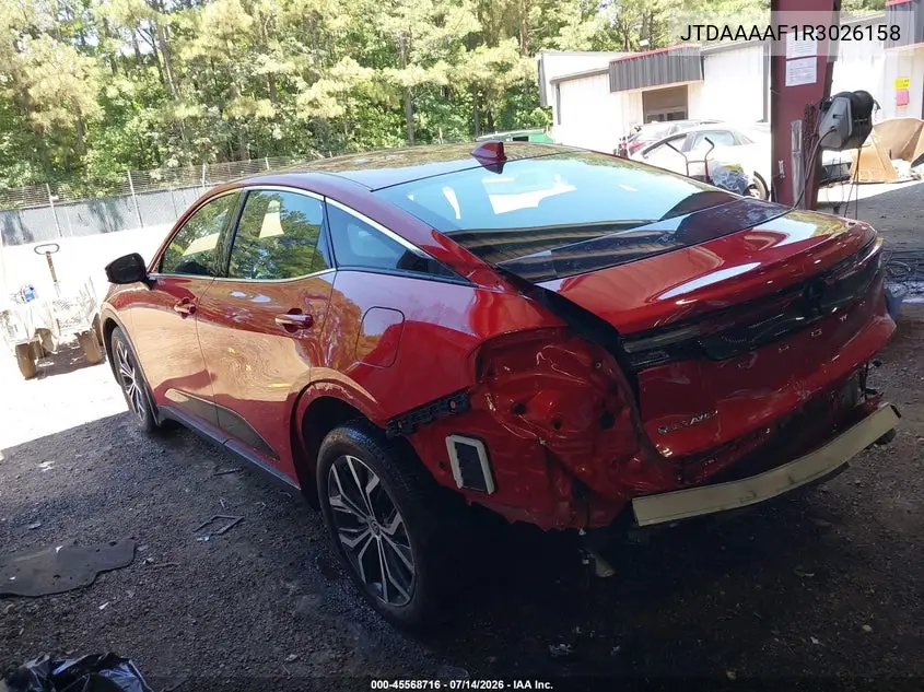 2024 Toyota Crown Xle VIN: JTDAAAAF1R3026158 Lot: 45568716