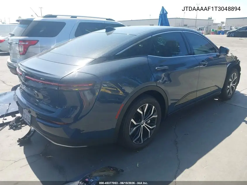 2026 Toyota Crown Xle VIN: JTDAAAAF1T3048894 Lot: 45377053