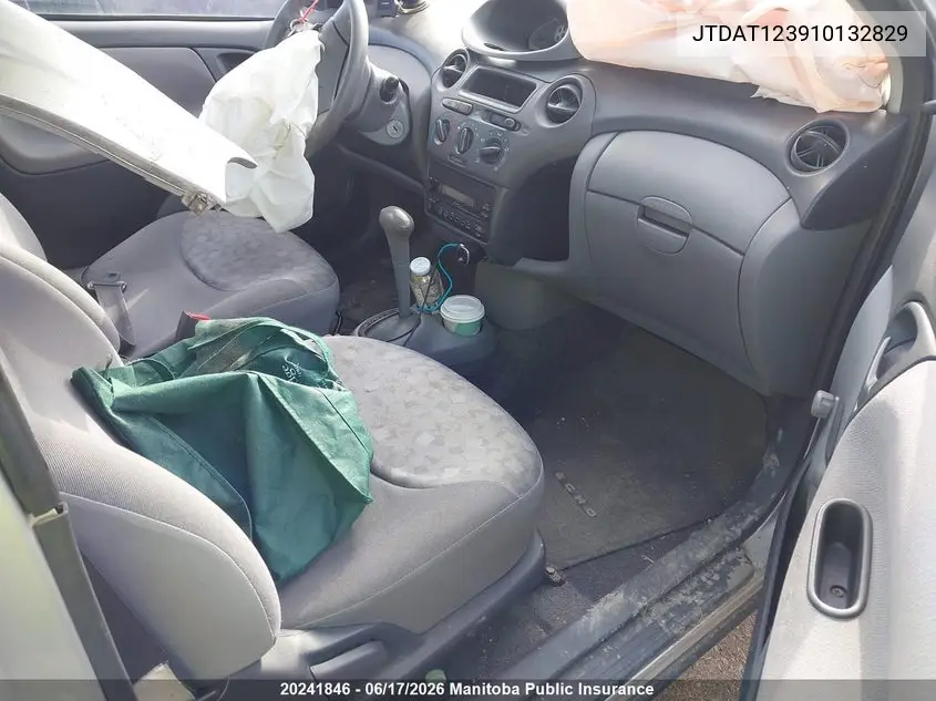 2001 Toyota Echo VIN: JTDAT123910132829 Lot: 20241846