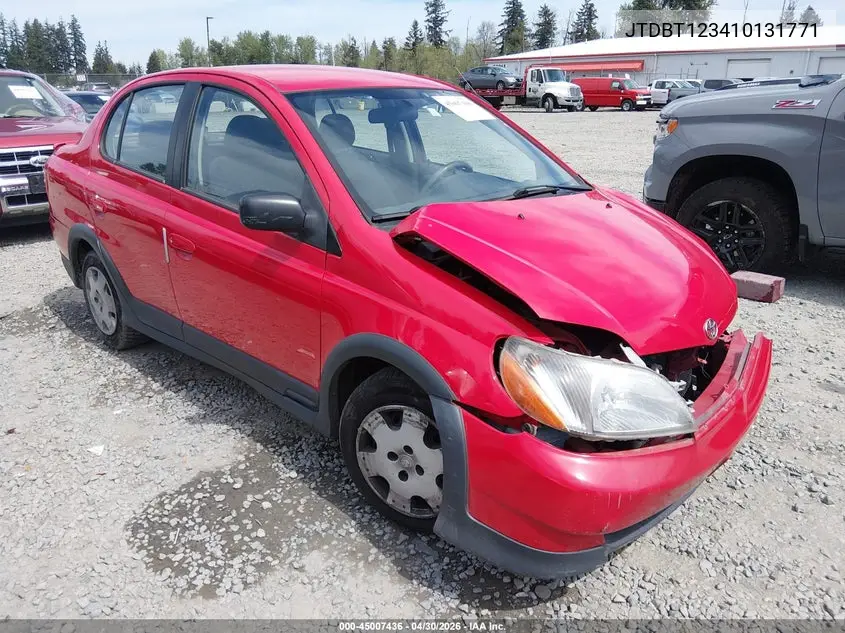2001 Toyota Echo VIN: JTDBT123410131771 Lot: 45007436
