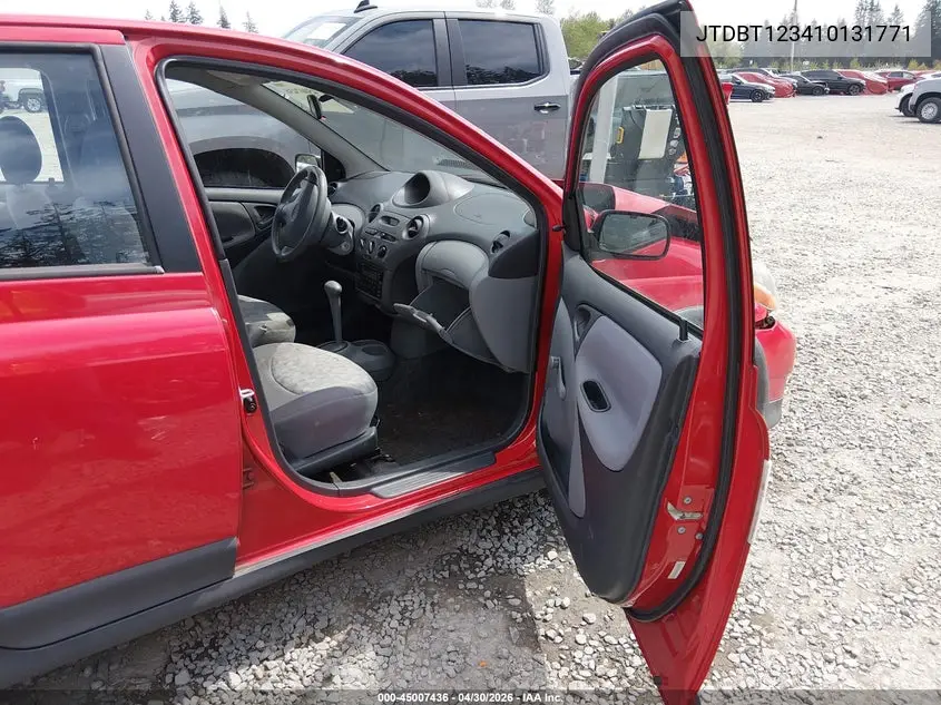2001 Toyota Echo VIN: JTDBT123410131771 Lot: 45007436