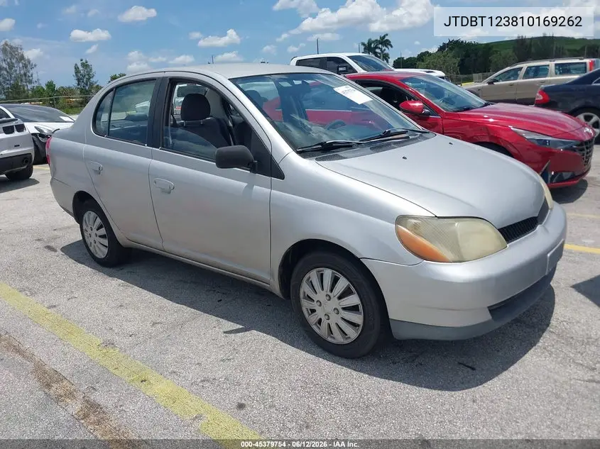 2001 Toyota Echo VIN: JTDBT123810169262 Lot: 45379754