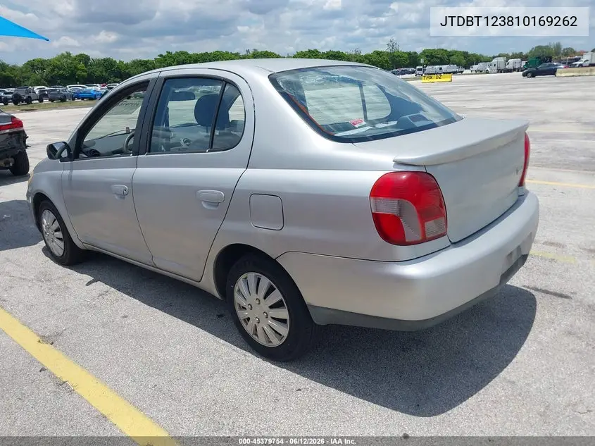 2001 Toyota Echo VIN: JTDBT123810169262 Lot: 45379754