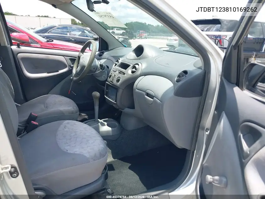2001 Toyota Echo VIN: JTDBT123810169262 Lot: 45379754