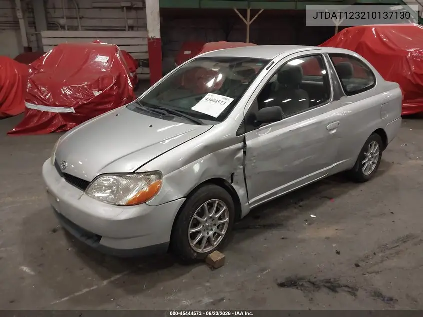 2001 Toyota Echo VIN: JTDAT123210137130 Lot: 45444573