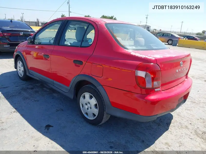 2001 Toyota Echo VIN: JTDBT183910163249 Lot: 45480961