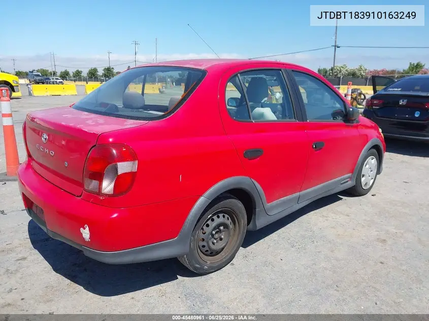 2001 Toyota Echo VIN: JTDBT183910163249 Lot: 45480961