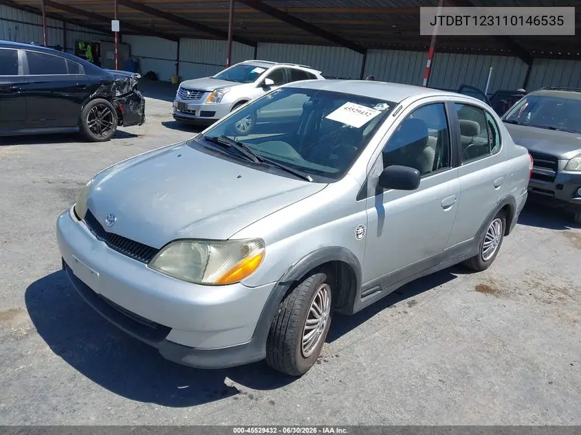 2001 Toyota Echo VIN: JTDBT123110146535 Lot: 45529432