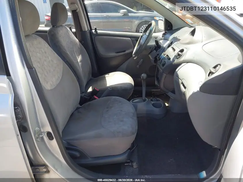 2001 Toyota Echo VIN: JTDBT123110146535 Lot: 45529432