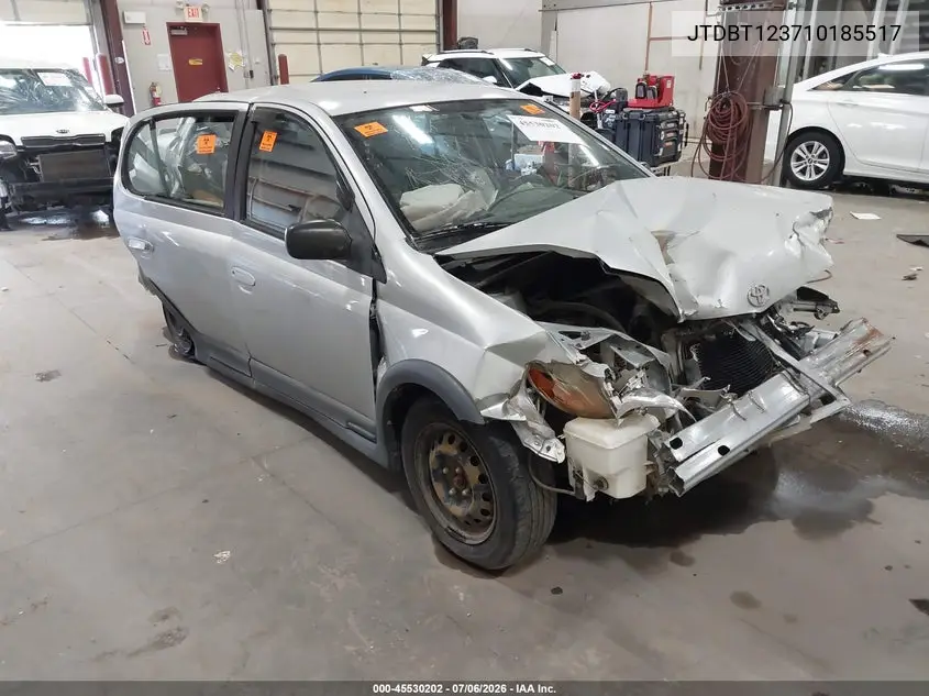2001 Toyota Echo VIN: JTDBT123710185517 Lot: 45530202