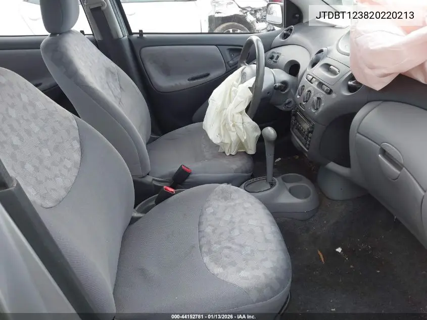 2002 Toyota Echo VIN: JTDBT123820220213 Lot: 44152781