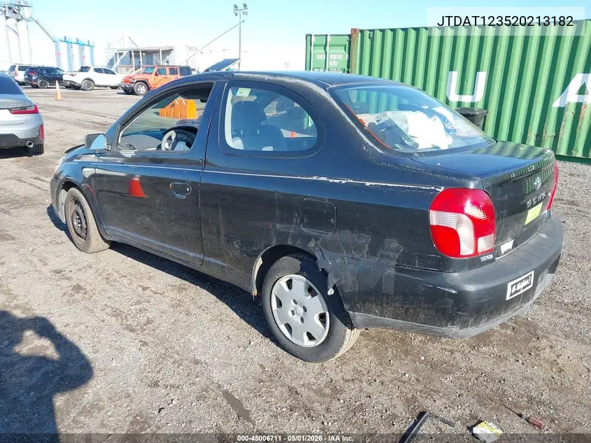 2002 Toyota Echo VIN: JTDAT123520213182 Lot: 45006711