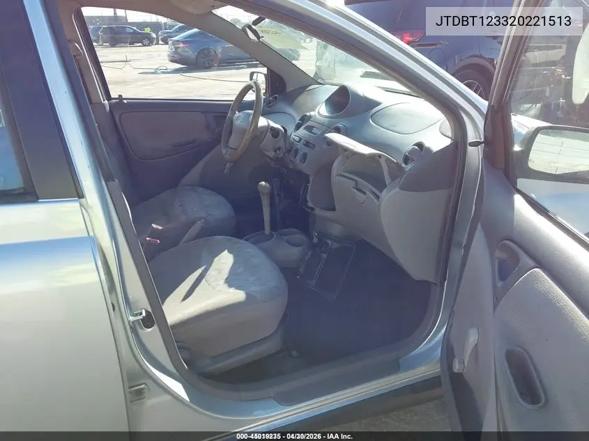 2002 Toyota Echo VIN: JTDBT123320221513 Lot: 45019235