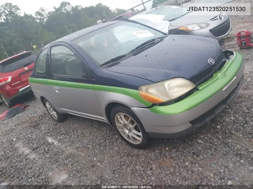 2002 Toyota Echo VIN: JTDAT123520251530 Lot: 45366771