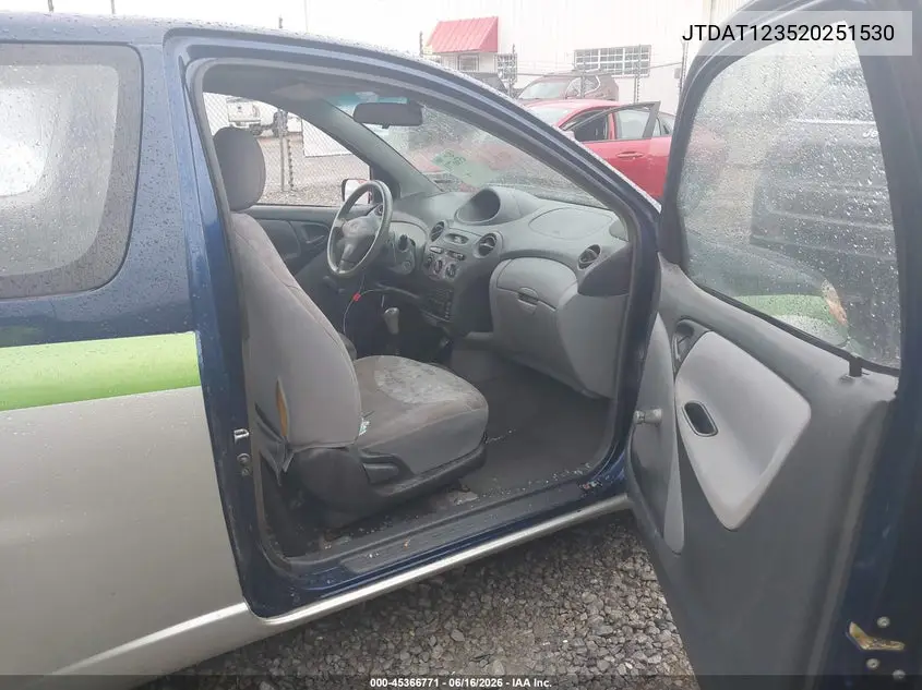 2002 Toyota Echo VIN: JTDAT123520251530 Lot: 45366771
