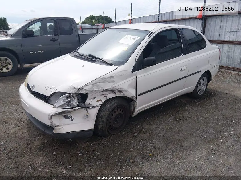 2002 Toyota Echo VIN: JTDAT123620210856 Lot: 45377200