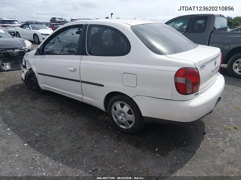 2002 Toyota Echo VIN: JTDAT123620210856 Lot: 45377200