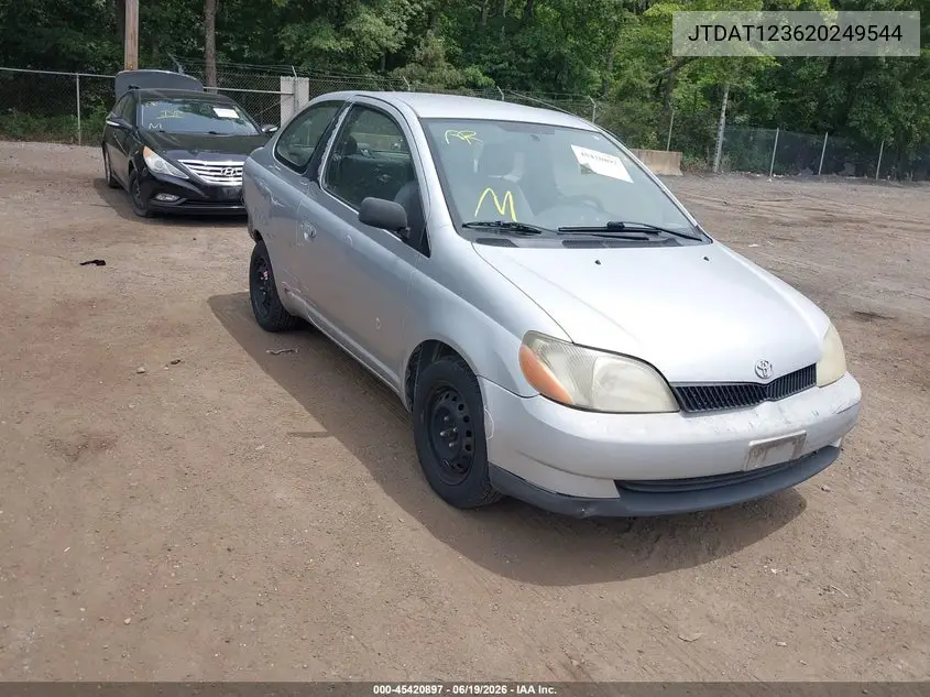 2002 Toyota Echo VIN: JTDAT123620249544 Lot: 45420897