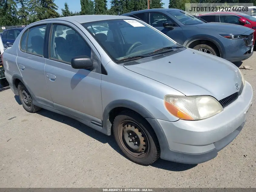 2002 Toyota Echo VIN: JTDBT123120246068 Lot: 45545713